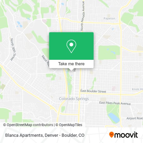 Blanca Apartments map