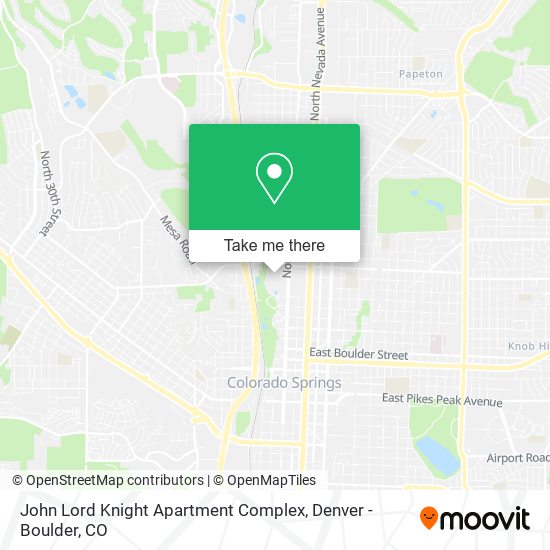 Mapa de John Lord Knight Apartment Complex