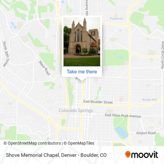 Mapa de Shove Memorial Chapel