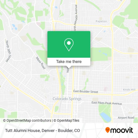 Mapa de Tutt Alumni House