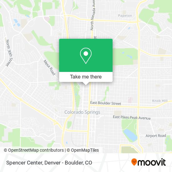 Spencer Center map