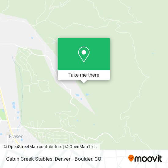 Cabin Creek Stables map