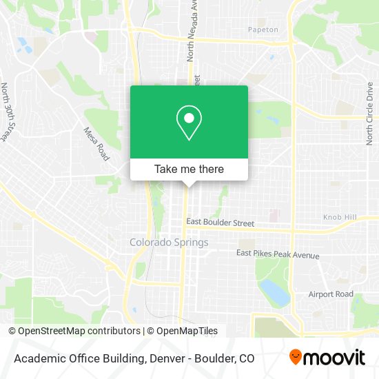 Mapa de Academic Office Building