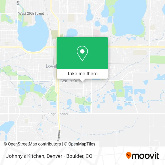 Johnny's Kitchen map