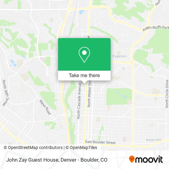 John Zay Guest House map