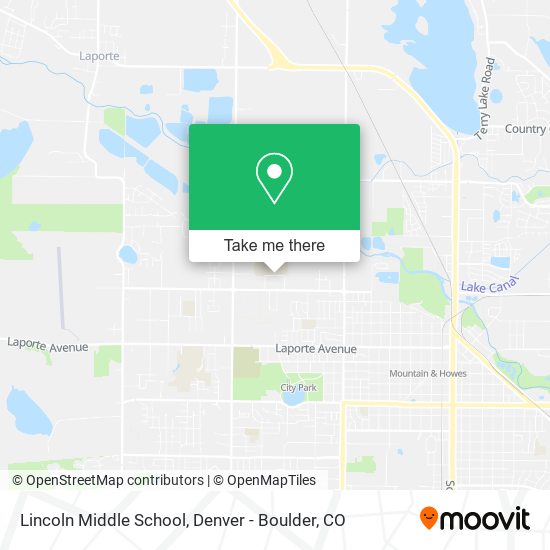 Lincoln Middle School map