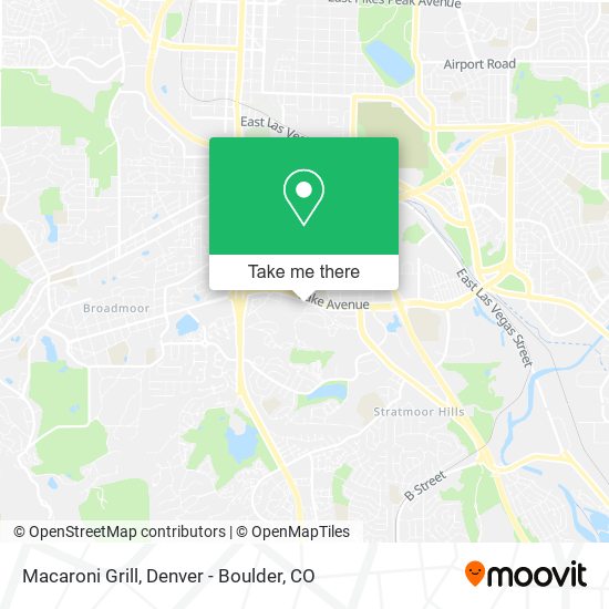 Macaroni Grill map