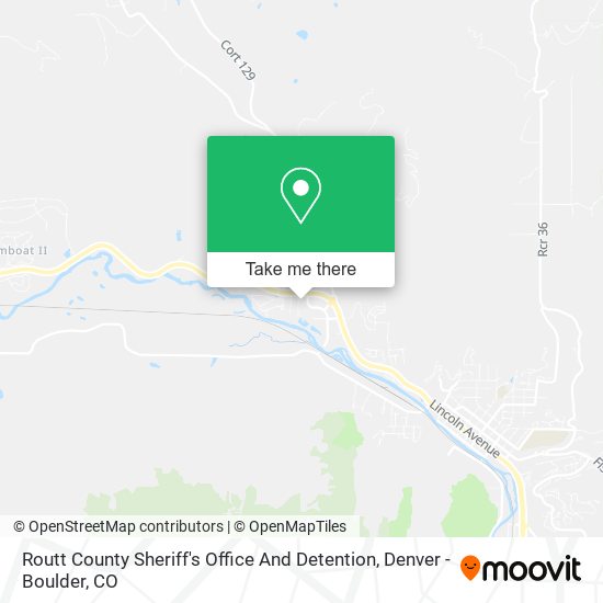 Routt County Sheriff's Office And Detention map