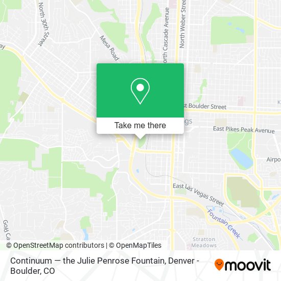 Mapa de Continuum — the Julie Penrose Fountain