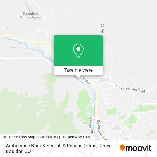 Ambulance Barn & Search & Rescue Office map