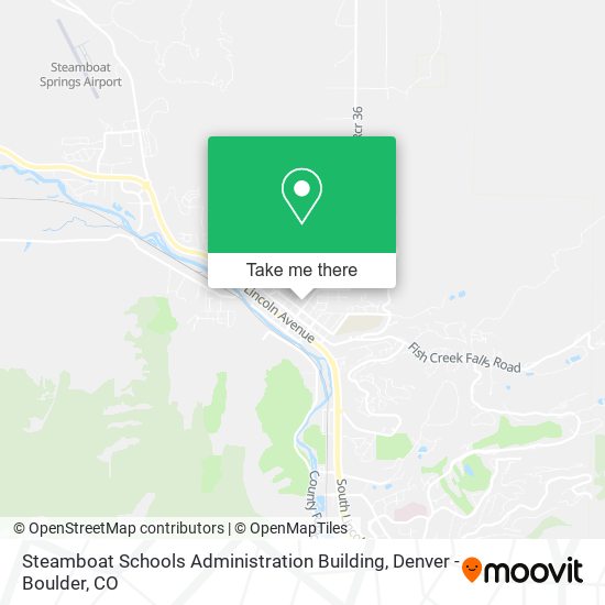 Mapa de Steamboat Schools Administration Building