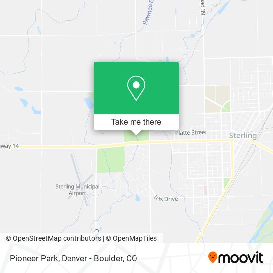 Mapa de Pioneer Park