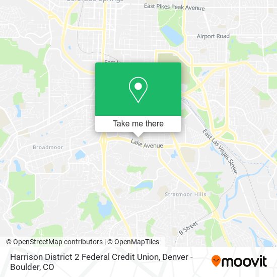 Mapa de Harrison District 2 Federal Credit Union