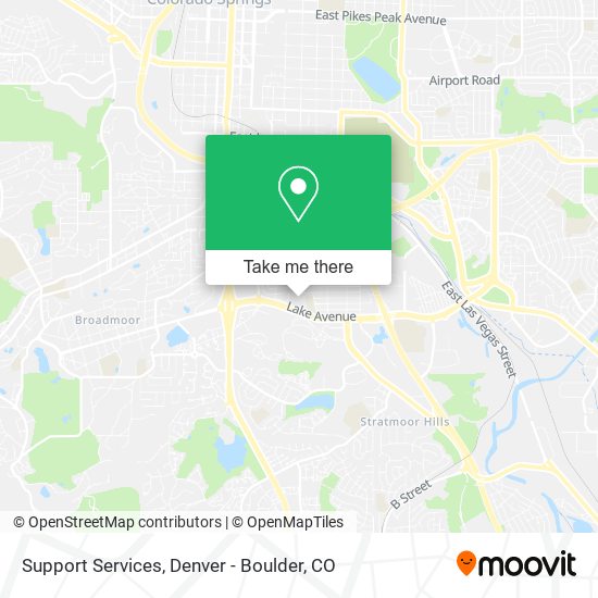 Support Services map