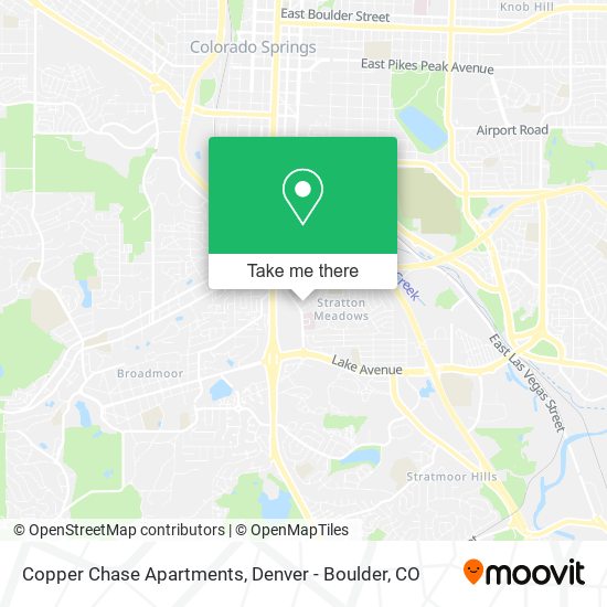 Copper Chase Apartments map
