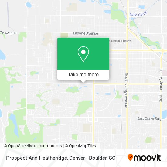 Mapa de Prospect And Heatheridge