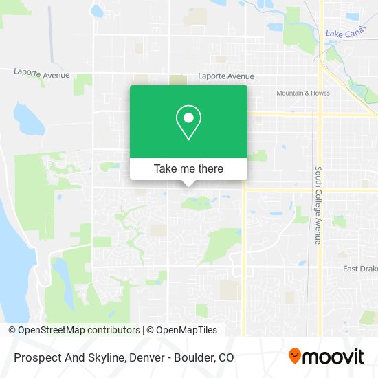 Prospect And Skyline map