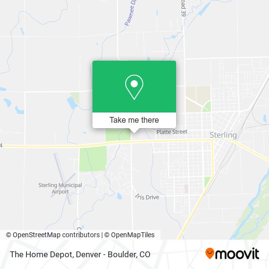 Mapa de The Home Depot