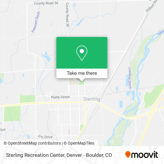 Sterling Recreation Center map