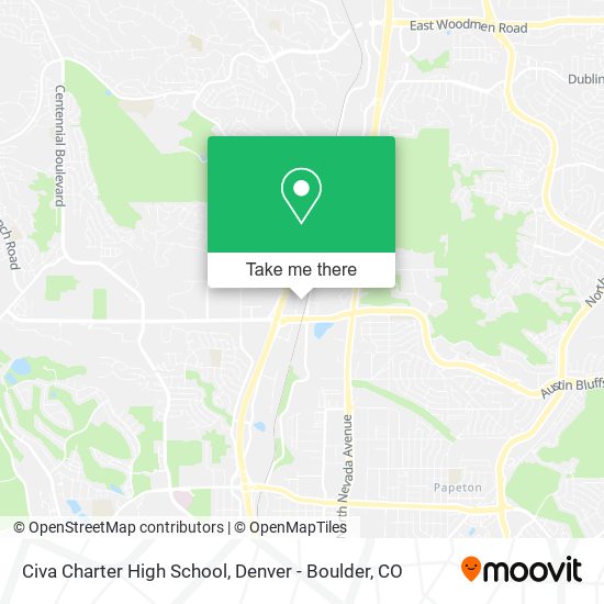 Civa Charter High School map
