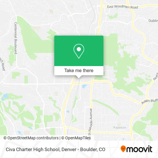Civa Charter High School map