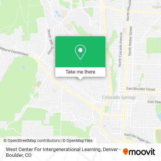 Mapa de West Center For Intergenerational Learning