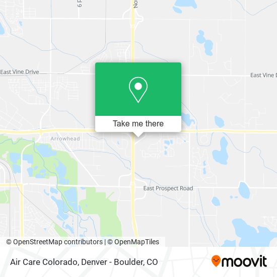 Air Care Colorado map