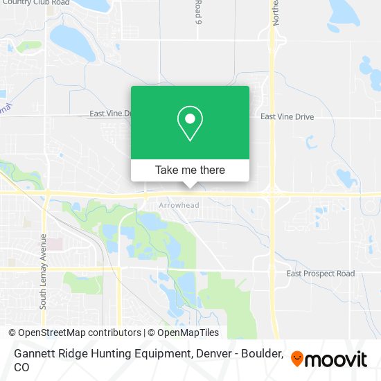 Mapa de Gannett Ridge Hunting Equipment