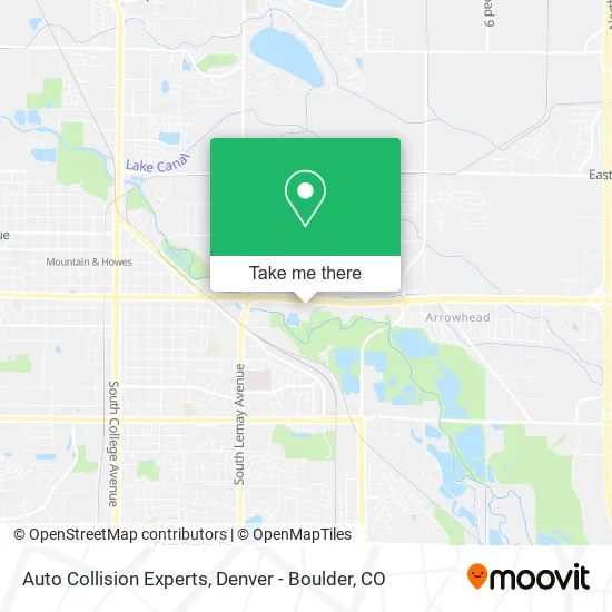 Auto Collision Experts map