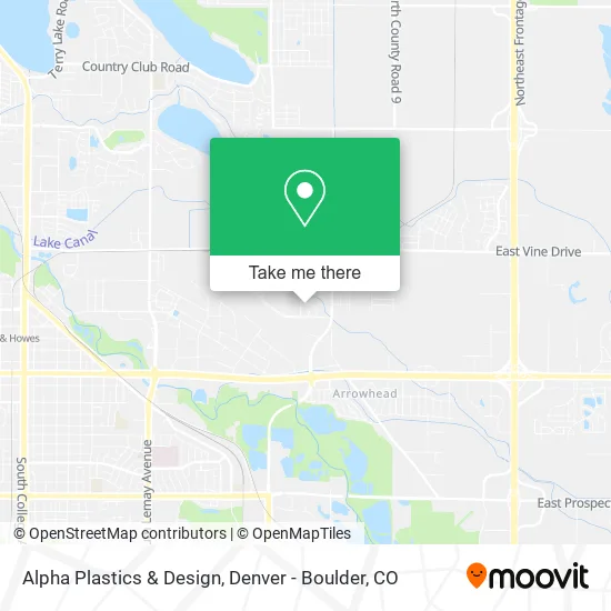 Alpha Plastics & Design map