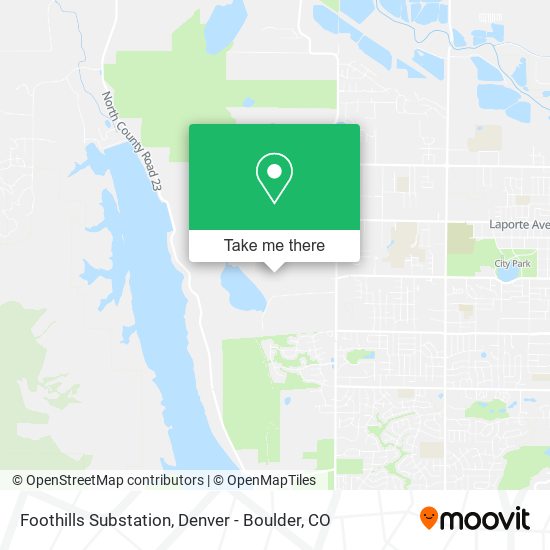 Foothills Substation map