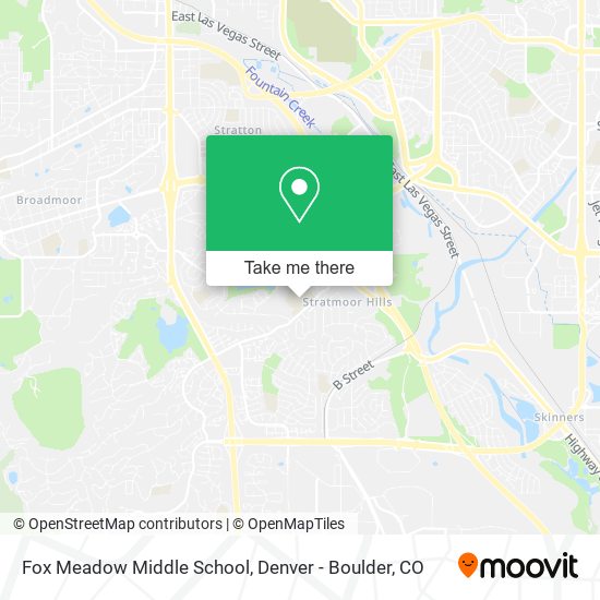 Mapa de Fox Meadow Middle School