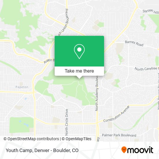 Mapa de Youth Camp