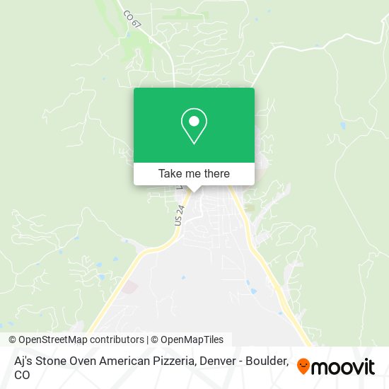 Aj's Stone Oven American Pizzeria map