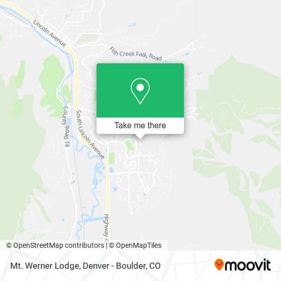 Mt. Werner Lodge map