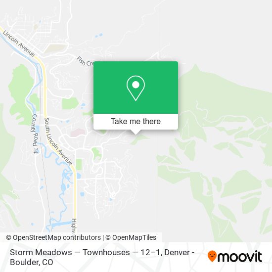 Mapa de Storm Meadows — Townhouses — 12–1