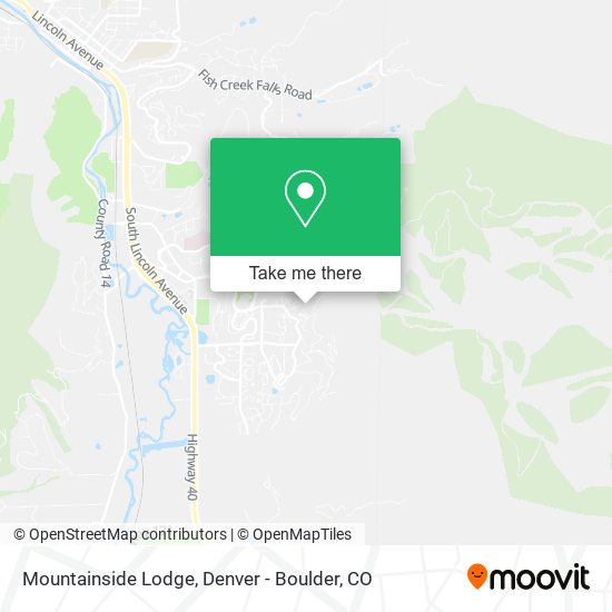 Mountainside Lodge map