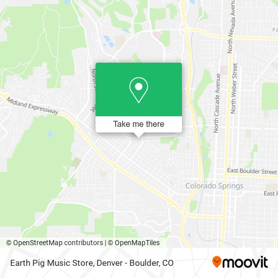 Earth Pig Music Store map