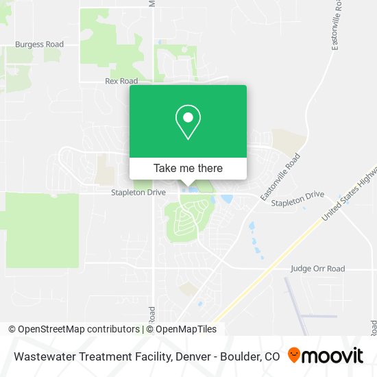 Mapa de Wastewater Treatment Facility