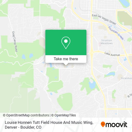 Louise Honnen Tutt Field House And Music Wing map