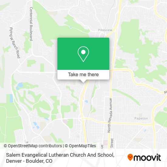 Salem Evangelical Lutheran Church And School map