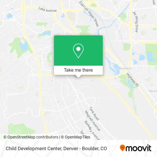 Child Development Center map