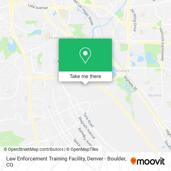 Mapa de Law Enforcement Training Facility