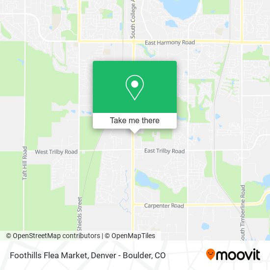 Foothills Flea Market map