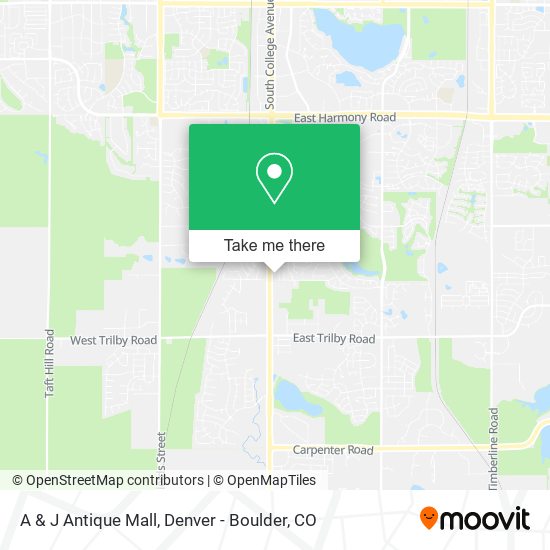 A & J Antique Mall map