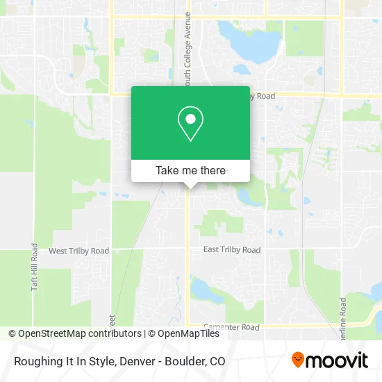 Roughing It In Style map