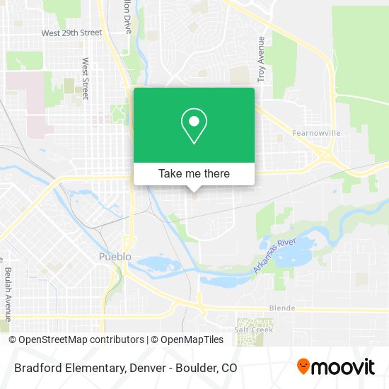 Mapa de Bradford Elementary