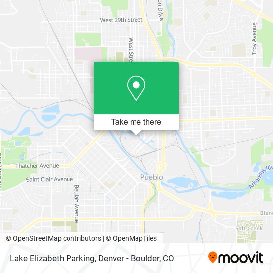 Lake Elizabeth Parking map