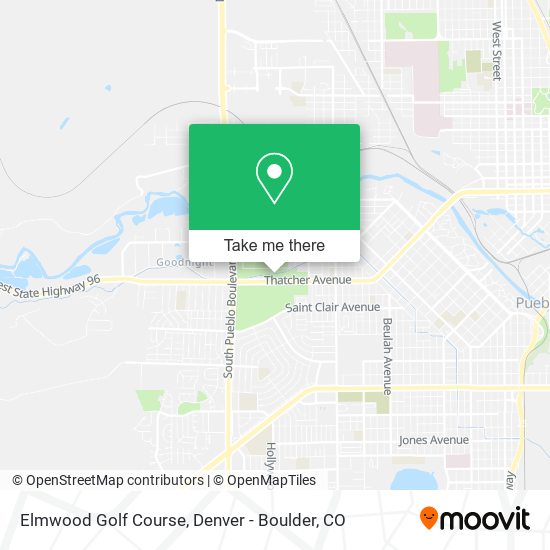 Mapa de Elmwood Golf Course