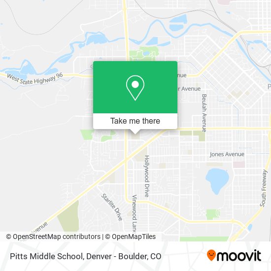 Pitts Middle School map